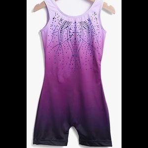 Arshiner Leotards for Girls Gymnastics with Shorts Shiny Diamond Size 12Y